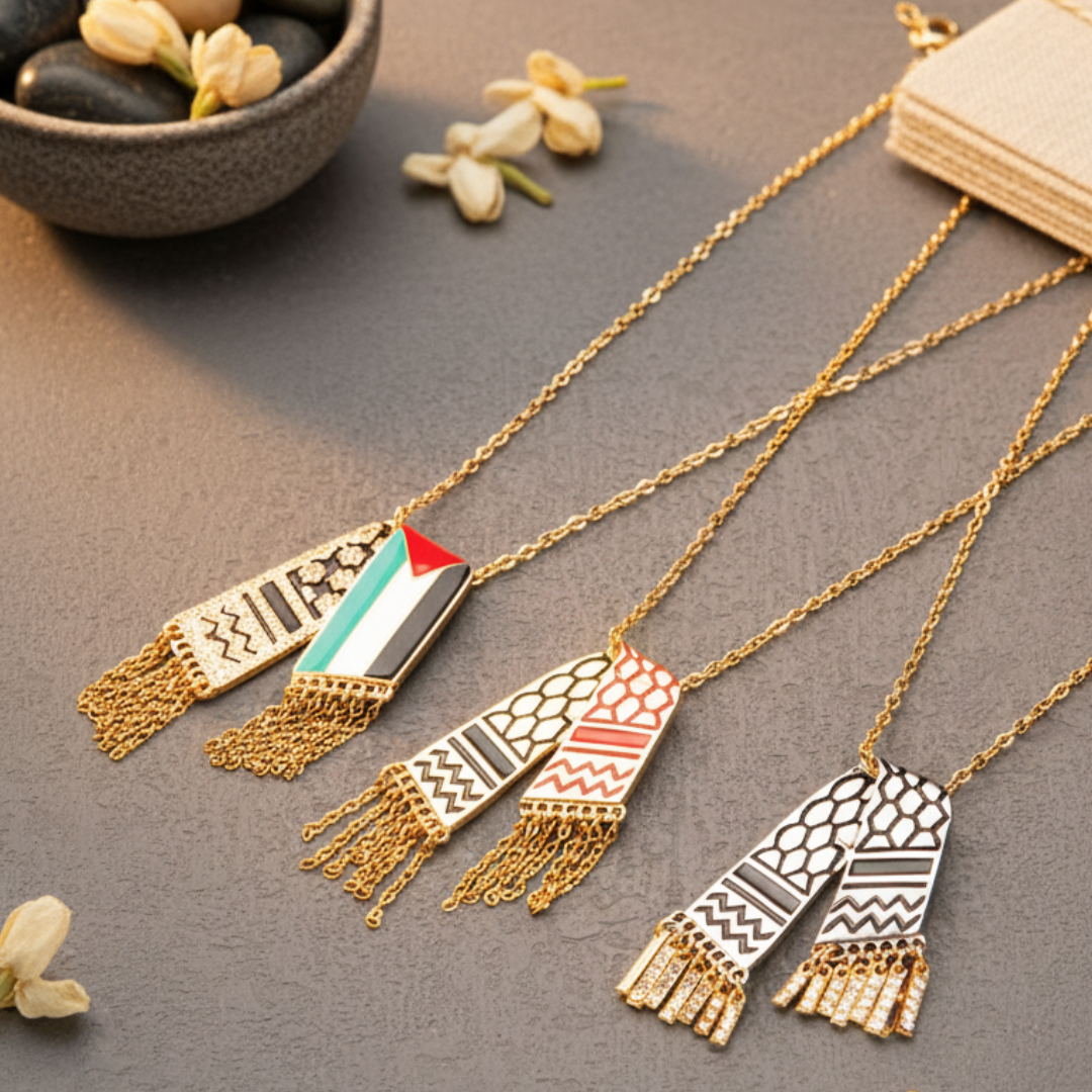 Collier Ummahya Keffiyeh