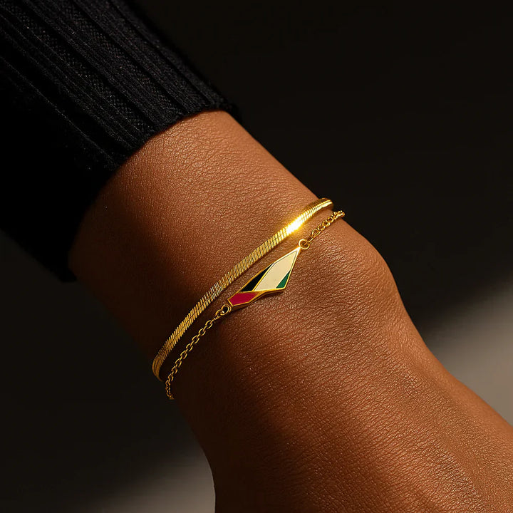 Bracelet à chevrons Ummahya Unity